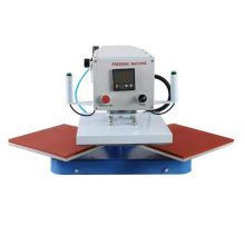 QS-G30-2B pneumatic double work table heat transfer press machine T shirt printing machine logo label machine